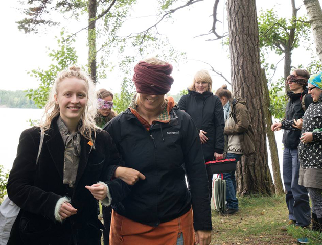 Calling for the Others, Arts in the Environment Nordic Symposium, Vartiosaari, Finland, 2017. Photo: Petri Ruikka