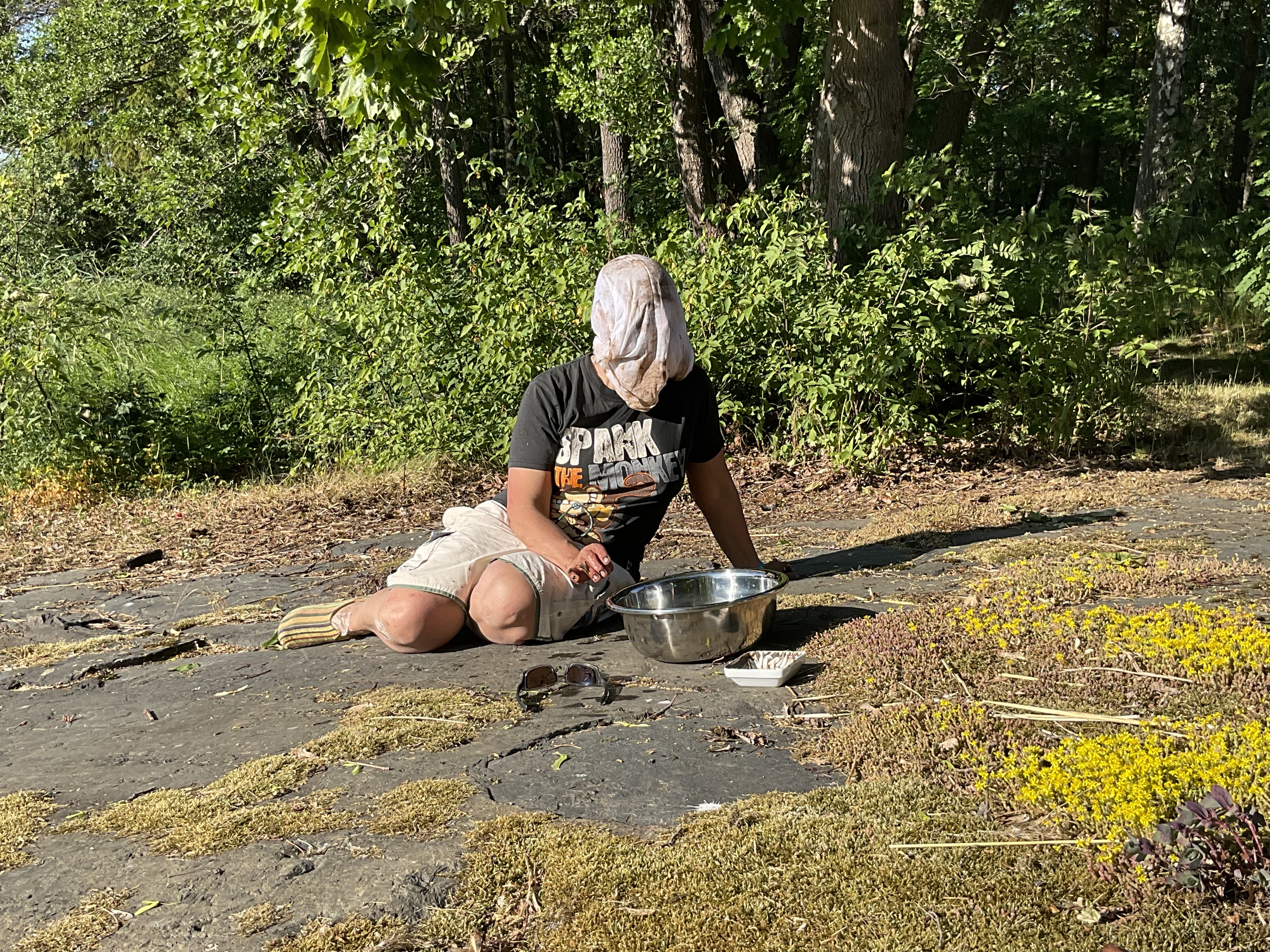 Permafrost Bathing, State of the Art Network, 2023. Photo by Sigurjón Baldur Hafsteinsson